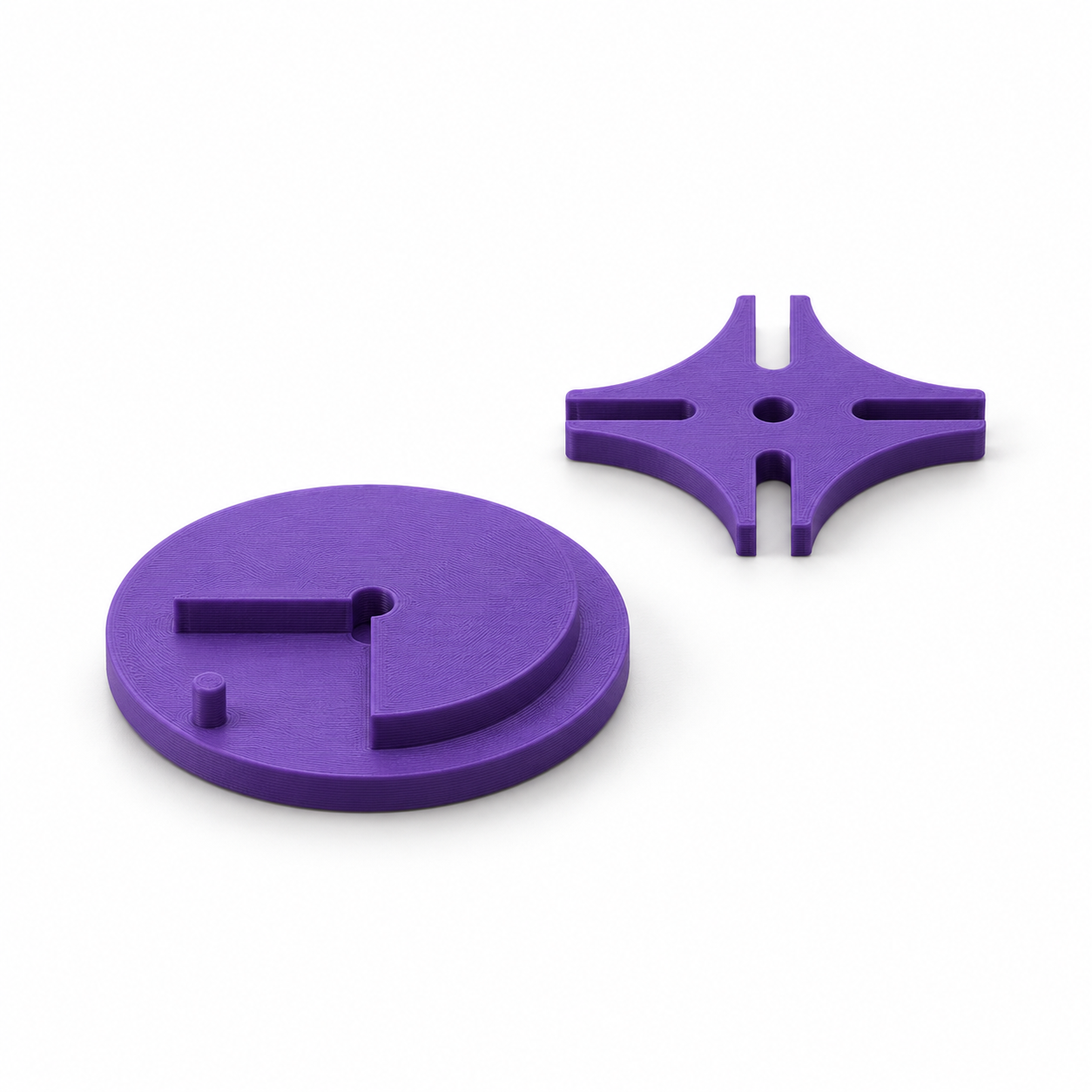 Malteserkreuz-Schaltpaar für vier Handpositionen – KI-Produktvisualisierung