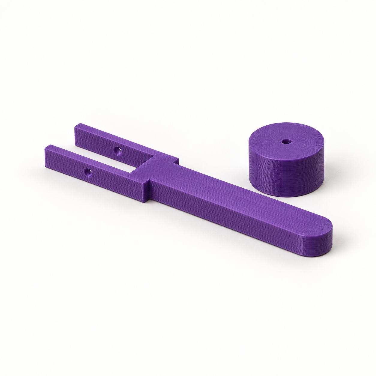 Nahtroller mit Gabelgriff und separater Druckrolle