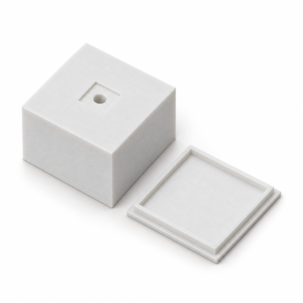 Papier-Lochkamera mit Steckrückwand für eigene Folienblende
