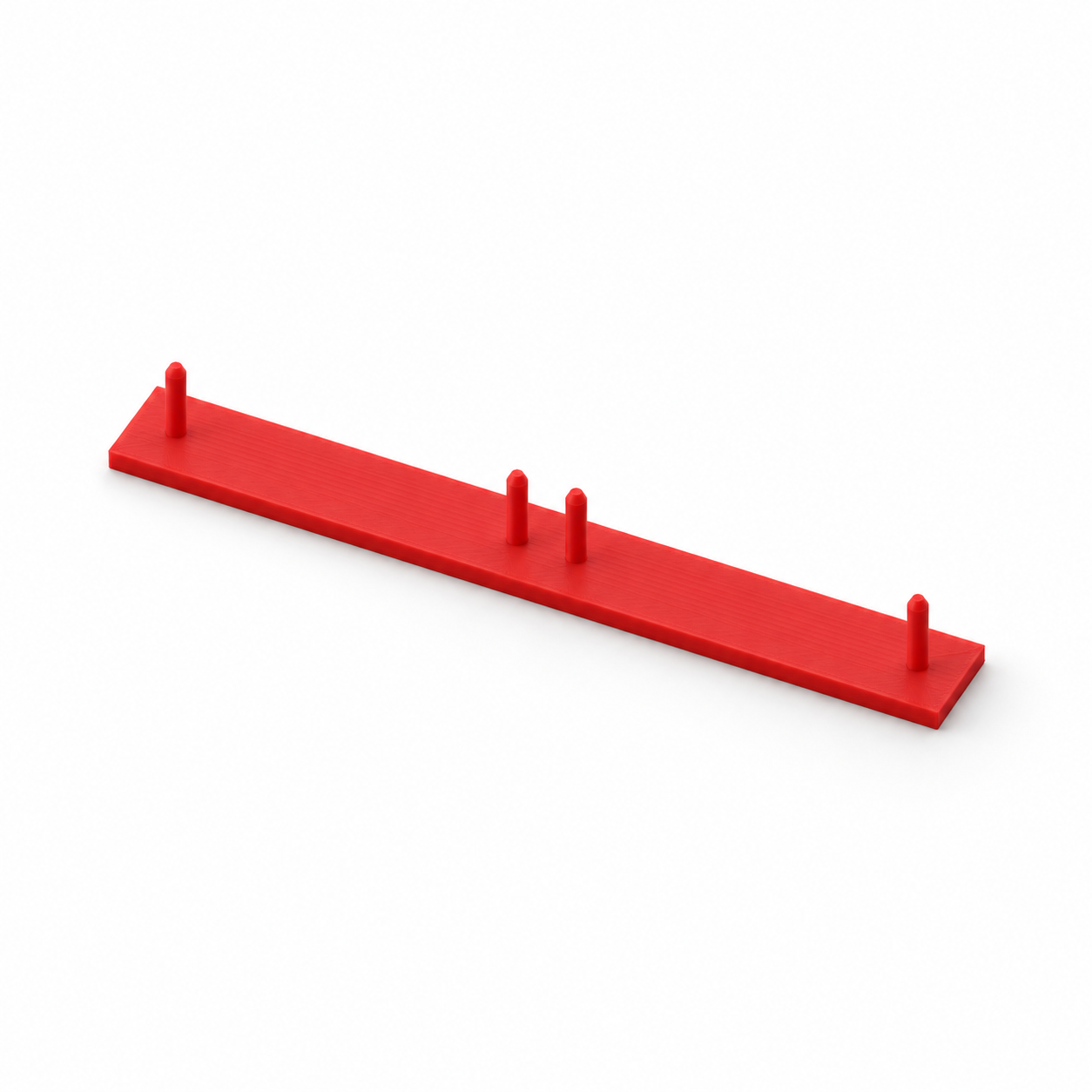 Vierstift-Knüpflehre für eigene Schnurlitzen – rot; KI-Produktvisualisierung