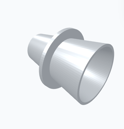 Parametrischer Ablauf-Schlauchadapter