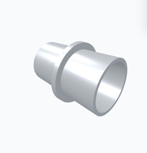 Parametrischer Ablauf-Schlauchadapter