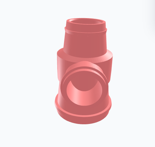 Universal Rohr-Abzweigadapter 90°