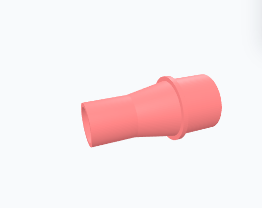 Parametrischer Staubsauger-Werkzeugadapter mit Stufe