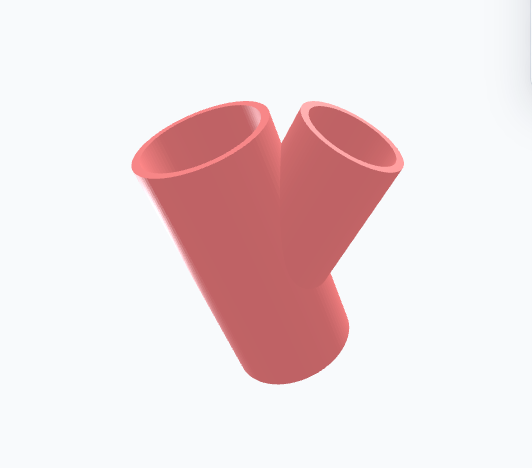 Parametrischer Y-Schlauchadapter
