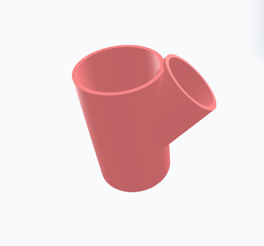Parametrischer Y-Schlauchadapter