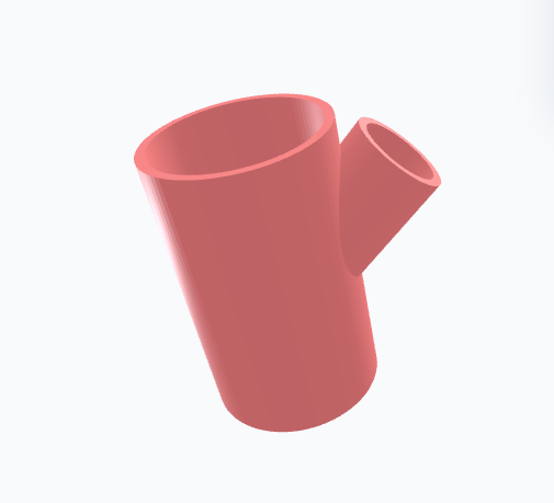 Parametrischer Y-Schlauchadapter