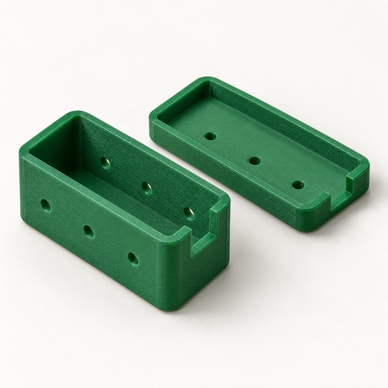 Belüftetes Zahnbürstenkopf-Etui mit separatem Steckdeckel