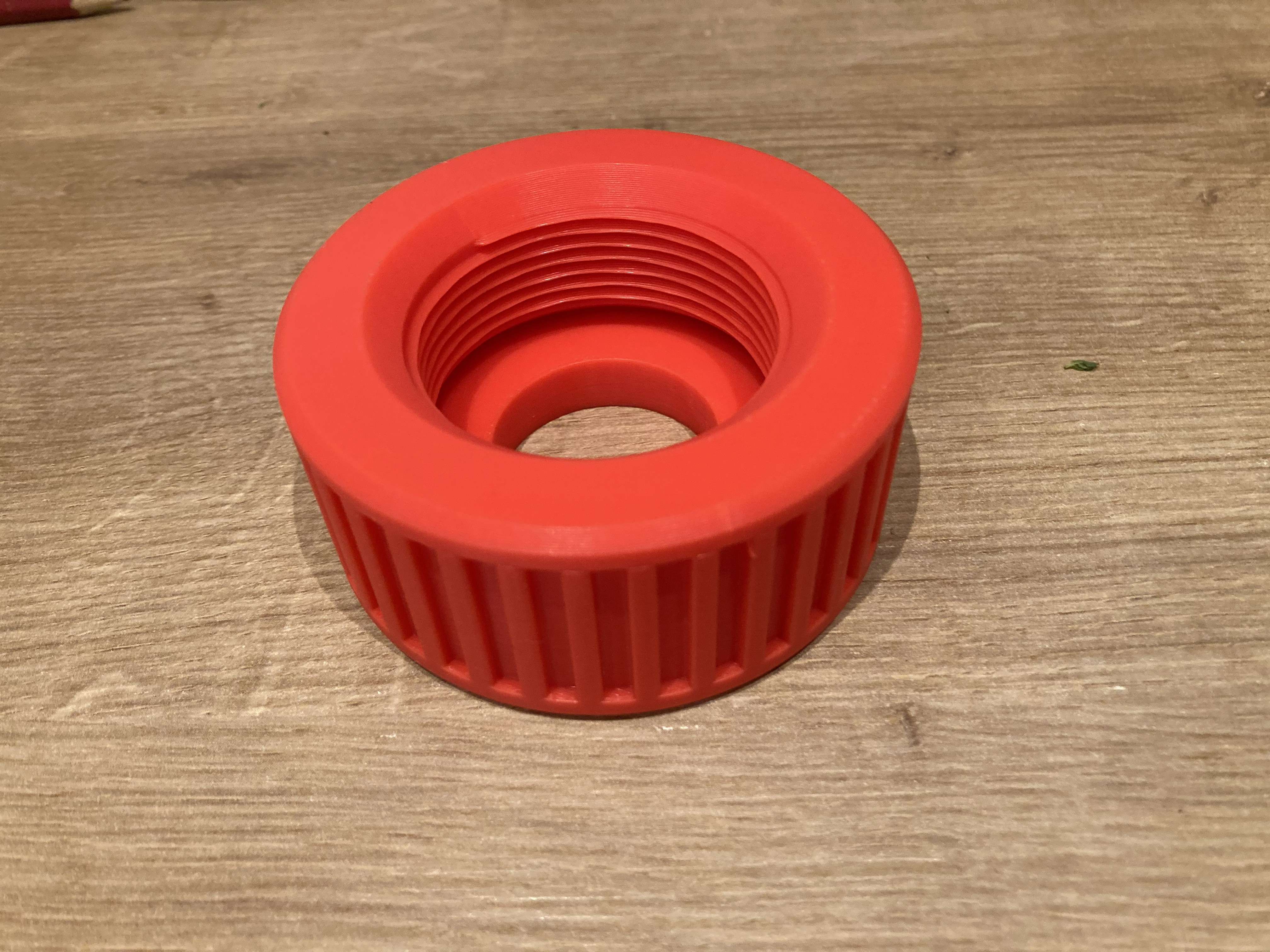 Configurar una tuerca de unión personalizada – crear roscas especiales en STL sin CAD