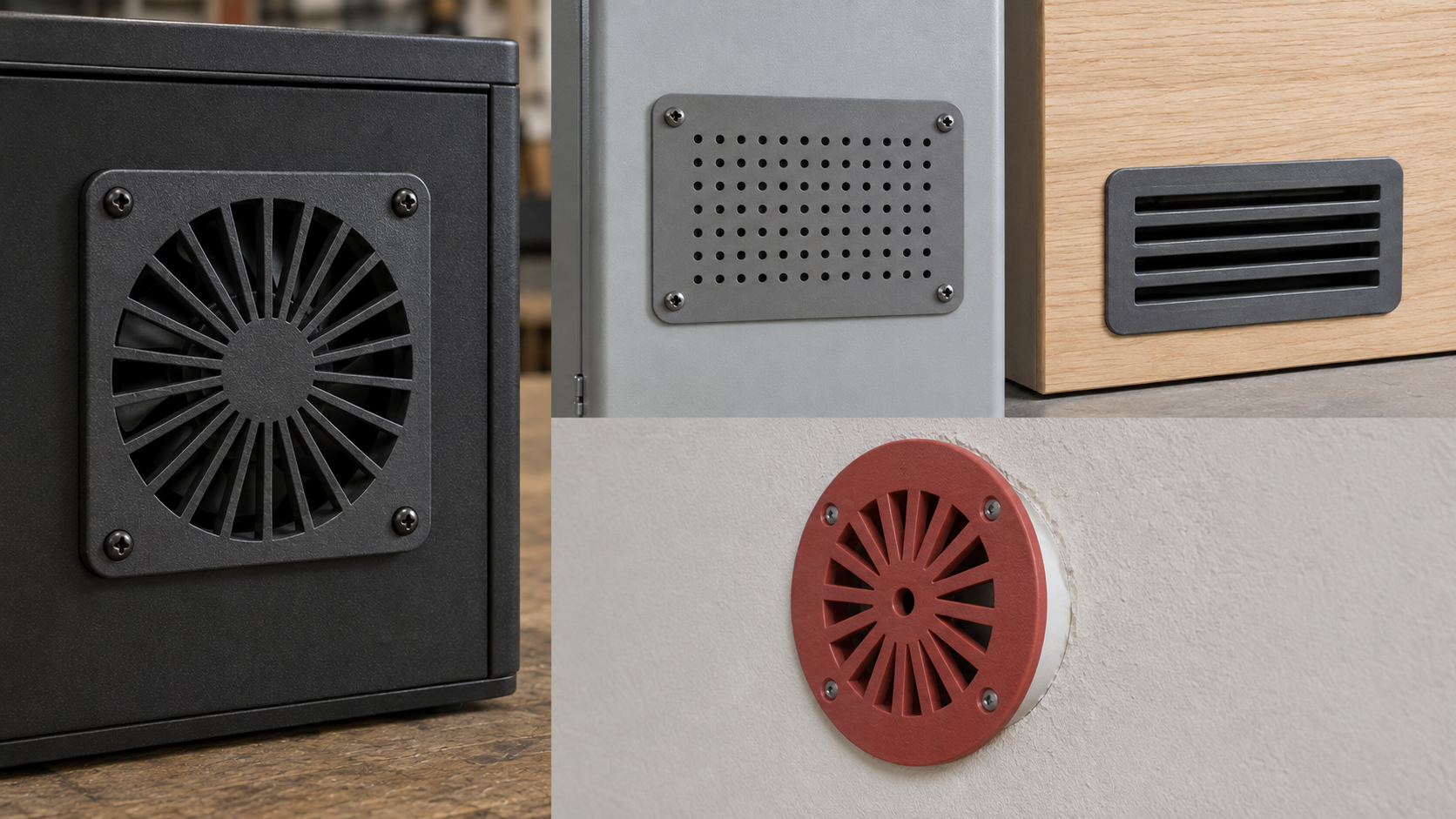 Lüftungsgitter nach Maß: Welche Bauform passt zu PC, Möbel, Gehäuse oder Rohr?