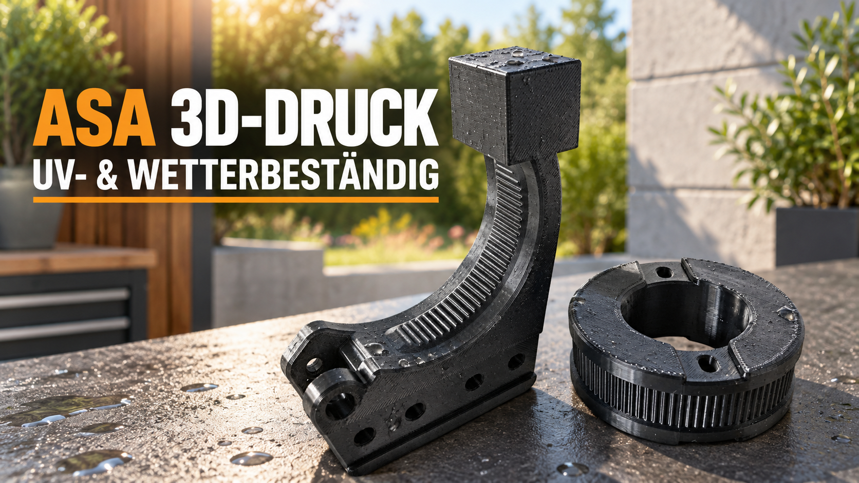 ASA 3D-Druck: Wetterfeste Bauteile in hoher Qualität drucken lassen