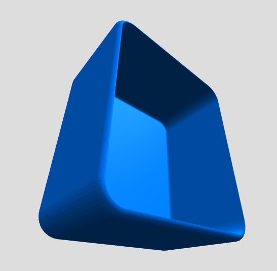 Aufsatzschale (parametrisch, abgerundet)