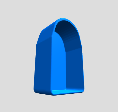 Aufsatzschale mit Bauch (parametrisch, bauchige Front)