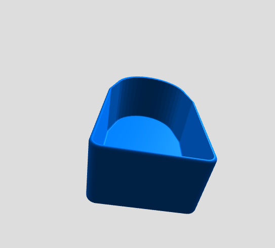 Aufsatzschale mit Bauch (parametrisch, bauchige Front) – Bild 3