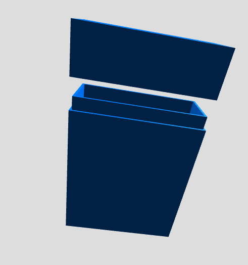 Box mit Deckel – perfekte Passung durch Lippe und Toleranz