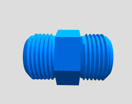 Doppelgewinde Adapter BSPP G (Aussen-Aussen, durchgehend hohl) – Bild 3