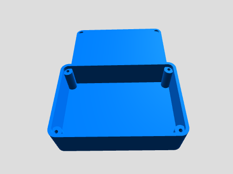 Gehäuse mit Deckel (parametrisch, Lippe/Zunge)