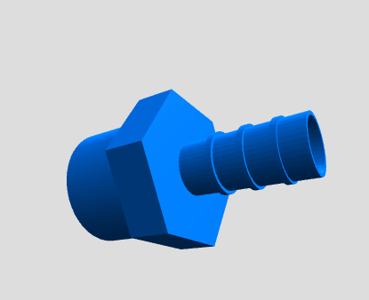 Schlauchadapter mit Innengewinde und Schlauchtuelle – Bild 2