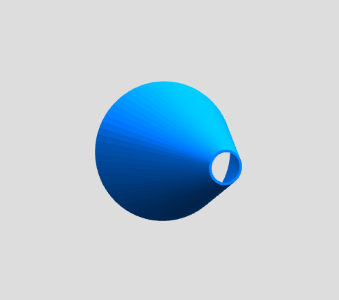 Konischer Adapter (Hohlkörper, zwei Öffnungen) – Bild 2