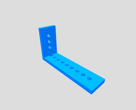 Winkelhalter L-Form mit Bohrungen – Bild 4