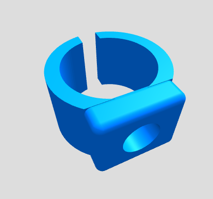 Rohrhalter / Wandhalter Clip – Bild 2