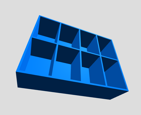 Rasterhalter / Fächer-Organizer