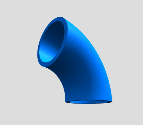 Rohrbogen (einteilig, ohne gerade Endstücke) – Bild 4