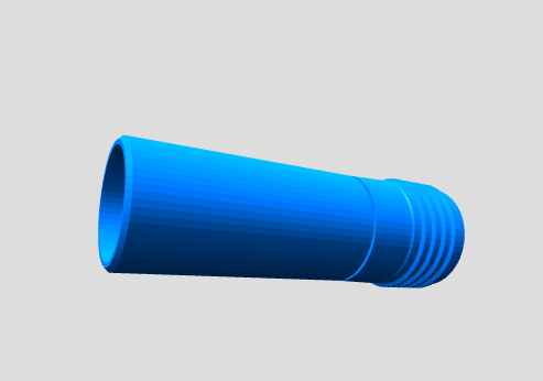 Schlauchadapter (Barb → Steckstutzen, parametrisch) – Bild 2