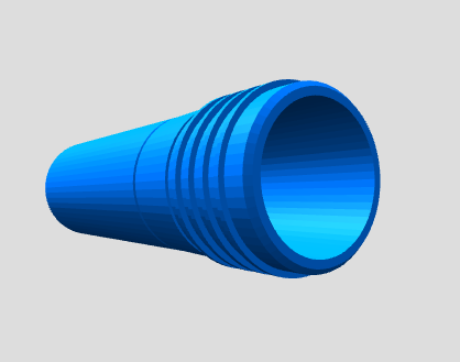 Schlauchadapter (Barb → Steckstutzen, parametrisch) – Bild 3