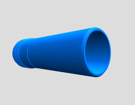 Schlauchadapter (Barb → Steckstutzen, parametrisch) – Bild 4
