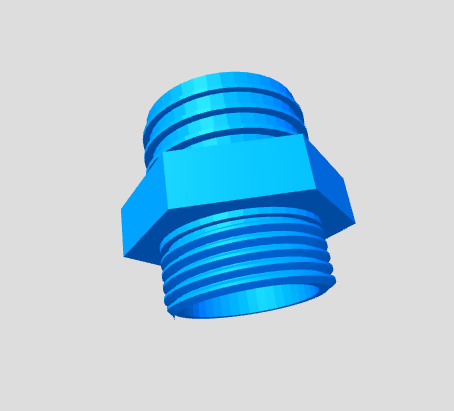 Schlauchadapter mit Aussengewinde und Schlauchtuelle – Bild 2