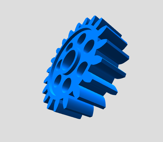Stirnrad mit Involutverzahnung (gerade) – Bild 2